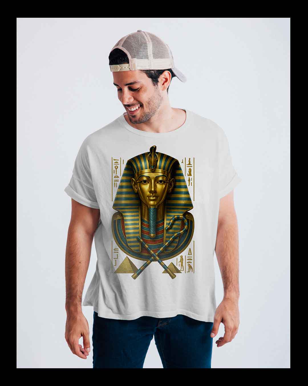 T-shirt personnalisé modèle Pharaon | Diamond Agency-Diamond Print