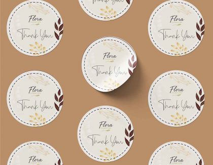 Stickers pour Flora Signature | Diamond Agency -Diamond Print