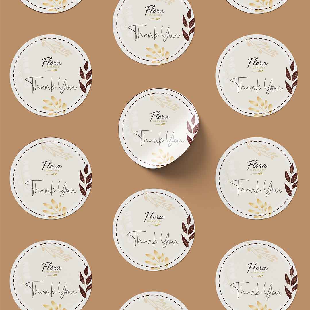 Stickers pour Flora Signature | Diamond Agency -Diamond Print
