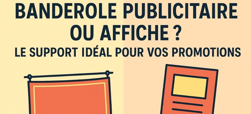 Banderole ou affiche publicitaire chez Diamond Agency