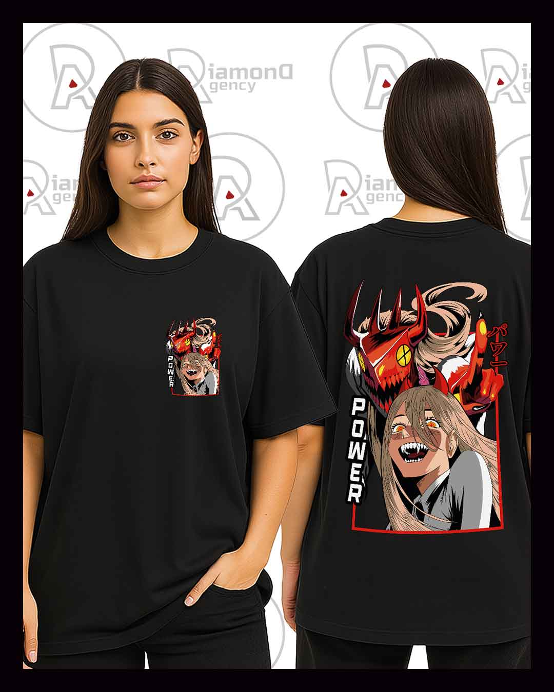 T-shirt Power - Chainsaw Man | Diamond Agency