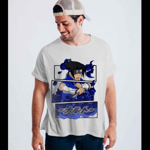 T-Shirt Sasuke Uchiha – Impression DTF | Diamond Agency