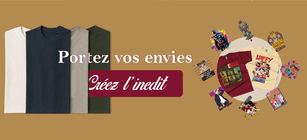 T-shirts personnalisés en Algérie comment le DTF transforme le marché local
